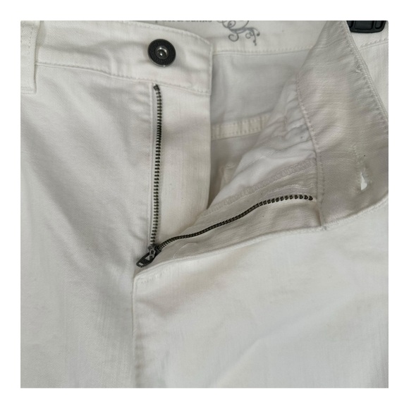 Christopher & Banks 10 White Jeans Stretch Classic Fit Casual Mature Nau… - Picture 10 of 15